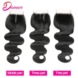 Peruvian Body Wave Bundles With Closure 100% Human Hair With 4x4 Lace Closure With Bundles Remy Hair 4 Bundles With Closure