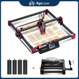 AlgoLaser Laser Engraver Machine 10W Exclusive 3.5" Touch Screen for DIY, Cutting Tool for Wood MDF CNC Router Carpentry Tools