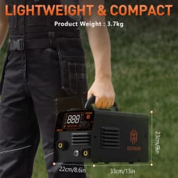 HZXVOGEN 3 IN 1 MIG/TIG/MMA Semi-Automatic Welding Machine HVM200 Inverter Welder Synergy Tool Non Gas MIG Welder For Gasless Iron Soldering 220V