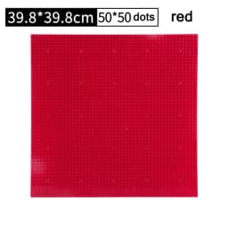32*32 50*50 Dots Classic Base Plates Blocks DIY Small Size City Road Bricks Baseplates Construction Building Toys For Kids Gifts