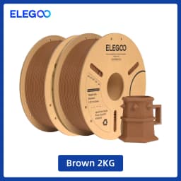 ELEGOO 1.75mm PLA+ Filament 2KG Set Plastic 3D PLA for Most FDM 3D Printers Dimensional Accuracy +/- 0.02mm 2pcs*1kg PLA+ Set