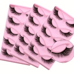 15Pairs 3-Pack Cat Eye Lashes Long Lashes Cat Eye Look Wispy Lashes Eye End Elongated Strip Thick False Eyelashes