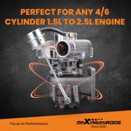 GT30 Turbo T3 T04E V-band Universal Turbo Turbocharger Upgrade Turbo.63 A/R for 1.5L-2.5L Engines
