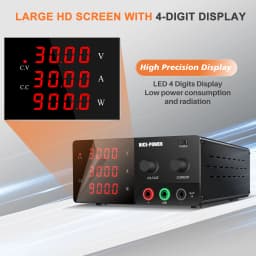30V 30A 20A 60V 10A Lab Bench Power Supply 900W Digital Adjustable Regulated DC Power Supply Variable Voltage Shipping From USA