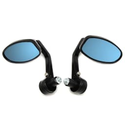 1 Pair Universal Motorcycle 7/8" Handle Bar End Rearview Side Mirrors For Ducati Honda Yamaha Rear View Mirrors Aluminum
