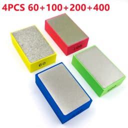 Diamond Hand Polishing Pads Tile Glass Abrasive Grinding Block Pad Stone Marble Ceramic Abrasive Sanding Disc Polisher Tools