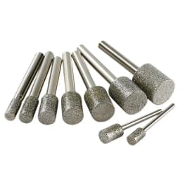 3mm-20mm Stone Grinding Burr Grinding 3/6mm Shank Grinding Head for for Dremel Rotary Stone Gemstone Carving