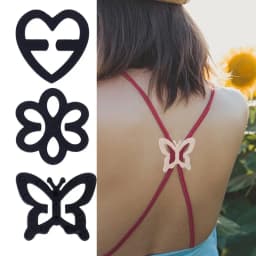 Invisible Bra Non-slip Buckle Underwear Back Shoulder Strap Cross Holders Adjustable Underwear Clips Women Intimates Accessories