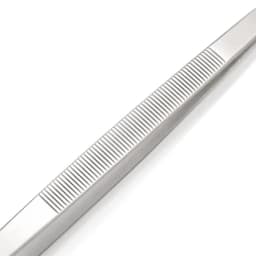 Stainless Steel Toothed Tweezer Long Barbecue Food Tong Straight Tweezer Home Medical Garden Kitchen BBQ Tool Eyelash Tweezers