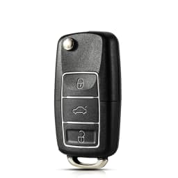 KEYYOU 1PCS Modified Version For Volkswagen VW Golf 4 5 6 7 Jetta Passat CC Tiguan Polo Beetle Skoda Flip Remote Car Key Shell