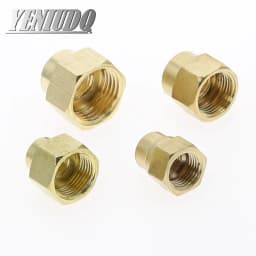 1pcs 1/8 1/4 3/8 1/2 " BSP Female x Female Thread Brass Pipe Fittings Hex Nut Rod Connector Coupling