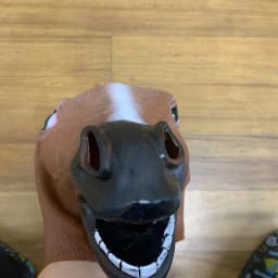 Men Brown Horse Masks Girl Funny Horse Head Mask Latex Animal Mask Novelty Halloween Cosplay Costumes Headgear Mascara De Latex