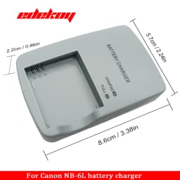 CB-2LY CB-2LYE Charger for Canon Batteries NB-6L NB-6LH PowerShot D10 D20 D30 S90 S95 S120 S200 SD770 Is SD980 SD120 S200 SD770