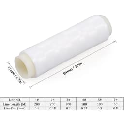 Pack of 4Pcs 200M High Tensile Elastic Bait Thread Sea Fishing Bait Lure Line Bait Saver Nylon for Pesca Fishing Accessories