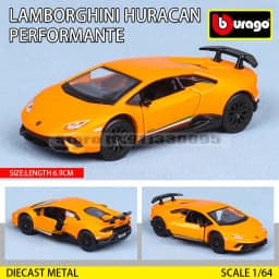Bburago 1:64 GOLF GT 2017 2020 mustang shelby gt500 Car Model Collection Xmas Gift Toys for Boys Ferrari Benz Volkswagen