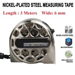 3/5/7.5M Metric Tape Measure Stainless Steel Anti-corrosion Retractable Metric Ruler Hollow Design Woodworking Measuring Tool