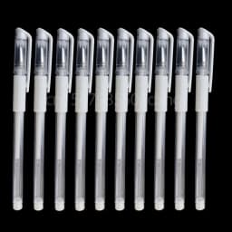 10pcs Pink White Brow Pen Skin Pen Waterproof Eyebrow Lip Tatoo Gel Marker Pen for Microblading Eyebrow Lip Scribe PMU Tool