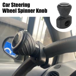 Car Steering Wheel Booster Spinner Knob Labor Saving Truck Tractor Forklift 360 Degree Grip Ball Turning Hand Control Auto Parts