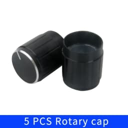5PCS/LOT 20 Position 360 Degree Rotary Encoder EC11 w Push Button 5Pin Handle Long 15/20MM With A Built In Push Button Switch
