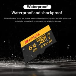 KODAK Memory Card 512GB 256GB Micro SD UP TO 100MB/s Class10 U3 32GB 64GB 128GB TF Card HD For USB Card Reader Adapter Microsd