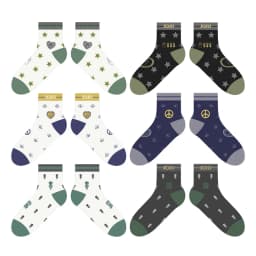 Brdwn Golden Wind Giorno Giovanna Bruno Bucciarati Kira Yoshikage Sock Short Socks Warm
