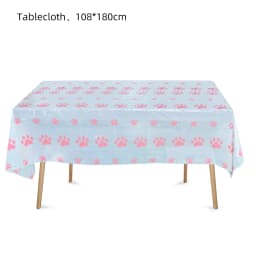 Paw Patrol Tablecloth Birthday Party Decorations Tableware Cartoon Dog TableCover Baby Shower Paw Dog Party Supplies
