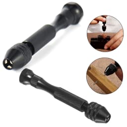 49pcs 0.2-3.4mm Hand Drill Set Mini Aluminum Hand Drill Bit Jewelry Craft Manual Drill Woodworking Tools Drill Bit Drilling Tool