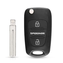 KEYYOU Flip Remote Auto Car Key Shell For Kia Rio 3 Picanto Ceed Cerato Sportage K2 K3 For Hyundai I20 I30 IX35 I35 Blank Case