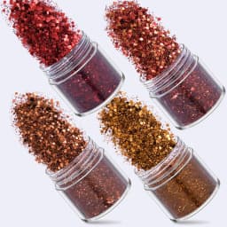 SNASAN 4Pcs Color Superfine Glitters Powder 1mm Sequins Mix For Jewelry Making DIY UV Epoxy Resin Silicone Mold Filling Material