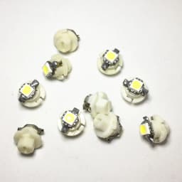 10PCS Car Instrument Lights B8.4 LED Brand New T5 B8.4D 5050 1SMD Side Indicator Lights Car Light Gauge Dashboard Lamp 12V