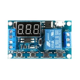 DC 5V 12V 24V LED Light Digital Time Delay Relay Trigger Cycle Timer Delay Switch Circuit Board Timing Control Module DIY