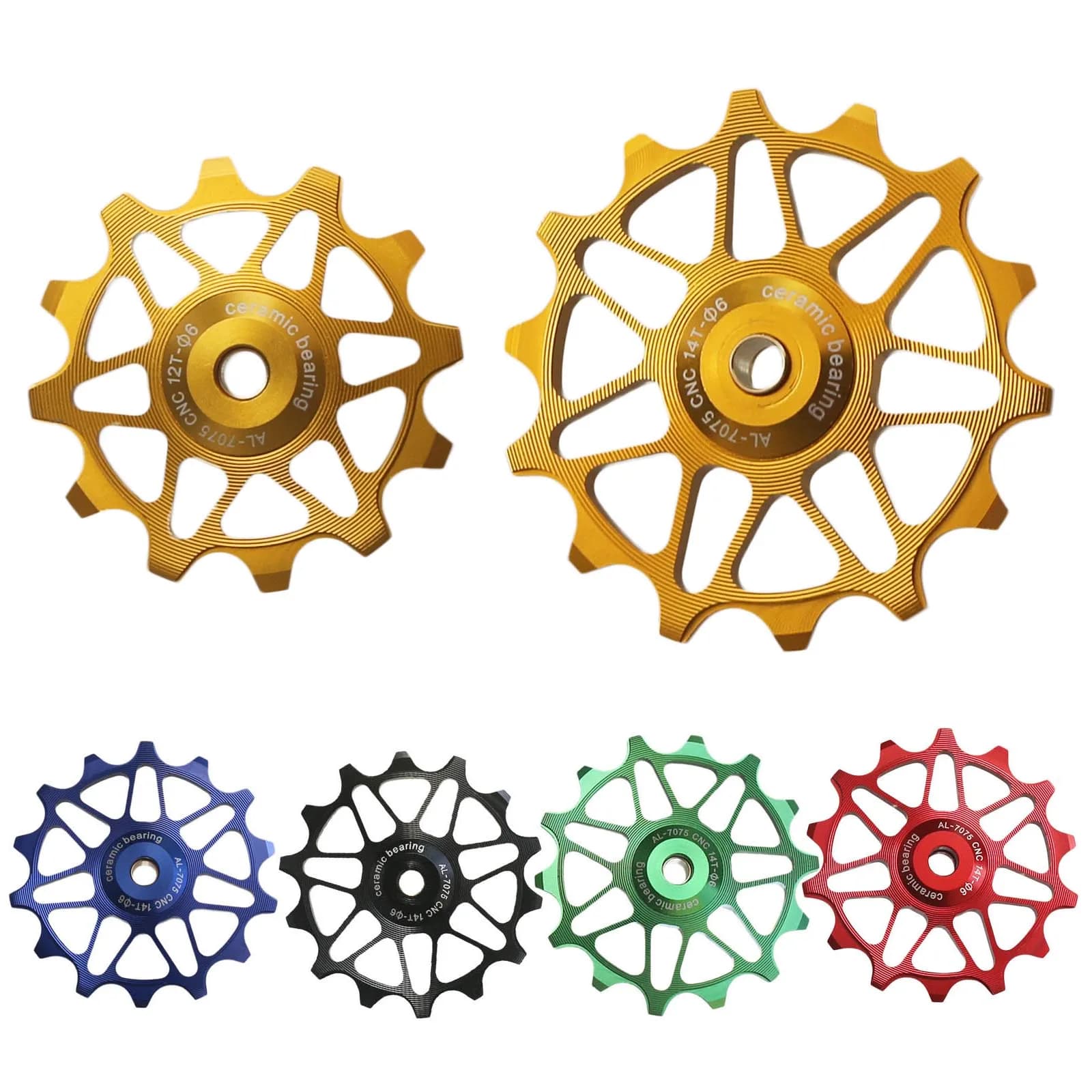 12T 14T 16T 18T MTB Bike Ceramic Bearing Jockey Wheel Narrow Wide Teeth Bicycle Rear Derailleur Pulley Roller For Shimano Sram