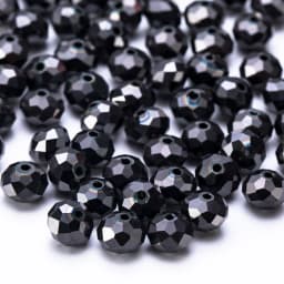 4 6 8 MM Austrian Round Rondelle Crystal Beads For DIY Bracelet Jewelry Making Supples Accessories Wheel Faceted Glass Beads