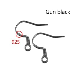 100pcs/lot Carven 925 Silver Copper Earrings Clasps Hooks Fittings DIY Jewelry Making Accessories Iron Hook Earwire Jewelry