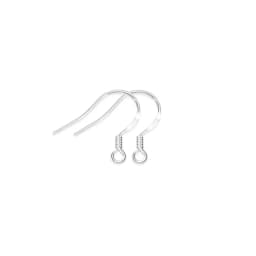 100pcs/lot Carven 925 Silver Copper Earrings Clasps Hooks Fittings DIY Jewelry Making Accessories Iron Hook Earwire Jewelry