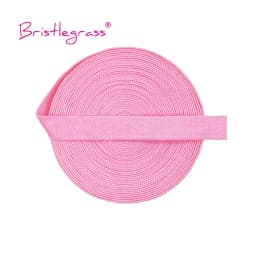 BRISTLEGRASS 2 5 10 Yard 3/8" 10mm Solid Shiny Non-Foldover Elastic Spandex Satin Band Bra Strap Headband Dress Sewing Lace Trim