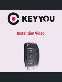 KEYYOU Replacement Flip Remote Key Fob Car Key Case Styling For Hyundai IX35 i20 IX45 Uncut Blade Key Shell With 3/4 Buttons Pad