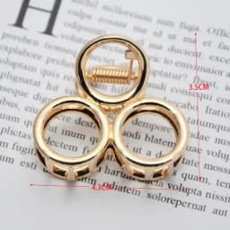 1Pcs Fashion Smal Simple Wild Geometric Hair Claw for Women Girls Clamps Hair Crab Metal Hair Clip Claw Accessories Headwear