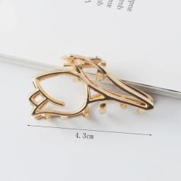 1Pcs Fashion Smal Simple Wild Geometric Hair Claw for Women Girls Clamps Hair Crab Metal Hair Clip Claw Accessories Headwear
