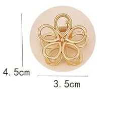 1Pcs Fashion Smal Simple Wild Geometric Hair Claw for Women Girls Clamps Hair Crab Metal Hair Clip Claw Accessories Headwear