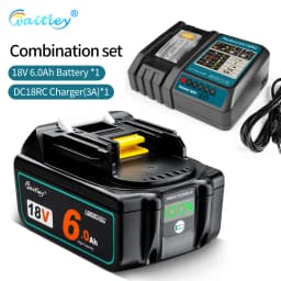 Waitley 18V Battery For Makita Power Tools Replacement Accessories BL1860 BL1850 / Li-ion Rechargeable batteries Pack