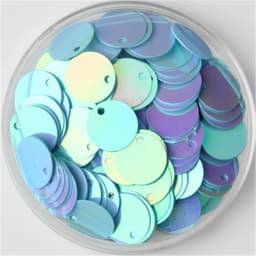 Sequin 10mm 15mm 20mm 25mm 30mm PVC Flat Round Loose Sequins Paillettes Sewing Wedding Craft Accessories with 1 Side Hole 10g