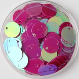 Sequin 10mm 15mm 20mm 25mm 30mm PVC Flat Round Loose Sequins Paillettes Sewing Wedding Craft Accessories with 1 Side Hole 10g