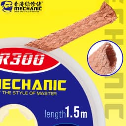MECHANIC 1.0/1.5/2.0/2.5/3.0/3.5mm Width 1.5M Length Desoldering Braid Wick Solder Remover Wire for PCB BGA Welding Rework Tool
