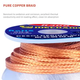 MECHANIC 1.0/1.5/2.0/2.5/3.0/3.5mm Width 1.5M Length Desoldering Braid Wick Solder Remover Wire for PCB BGA Welding Rework Tool
