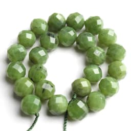 Natural Grey Labradorite Beads Faceted Loose Stone Beads For DIY Making Bracelet Necklace Jewelry Accessories 7.5'' 6mm/8mm