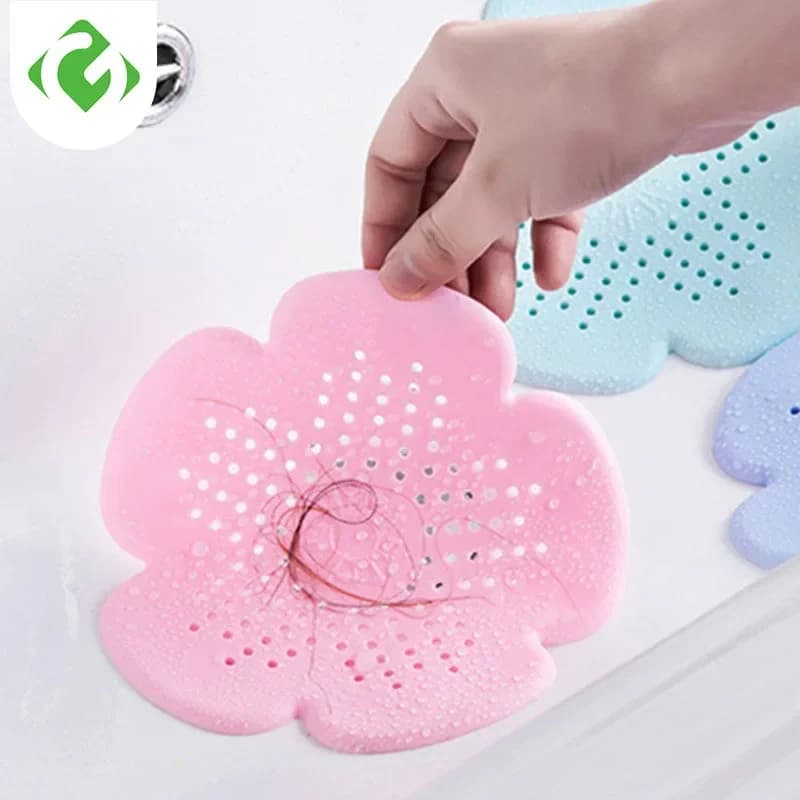 1Pc flower Sewer Outfall Strainer Bathroom Sink Filter Anti-blocking Floor Drain Hair Stopper Catcher Kitchen Bathroom Accessori