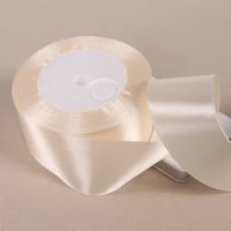 25 Yards 6/10/12/15/20/25/32/38/50/75mm Beige Color Polyester Satin Ribbon for Wedding Party Decoration&DIY Gift Wrapping Ribbon