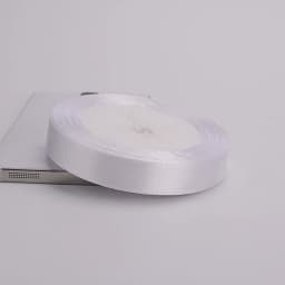 Hot Sale (25yards/roll)6mm-75mm White Silk Satin Ribbons Wedding Decorative Ribbon Gift Wrapping DIY Handmade Materials 9 Size