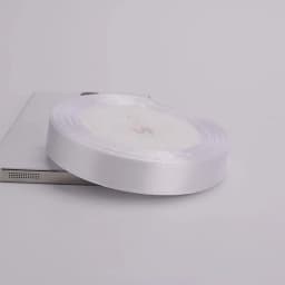 Hot Sale (25yards/roll)6mm-75mm White Silk Satin Ribbons Wedding Decorative Ribbon Gift Wrapping DIY Handmade Materials 9 Size